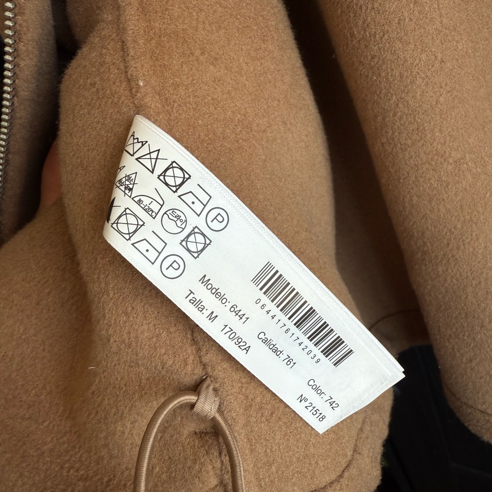 Massimo Dutti Wool Blend jacket with zip up - Picture 6 of 11